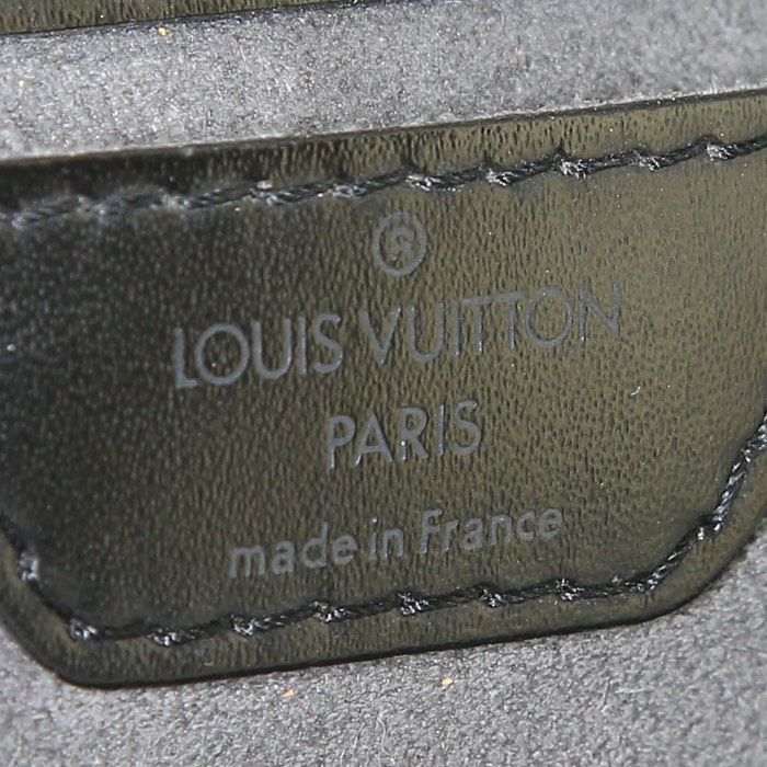 Mochila Louis Vuitton Gobelins - Backpack en cuero Epi negro - Detail D3