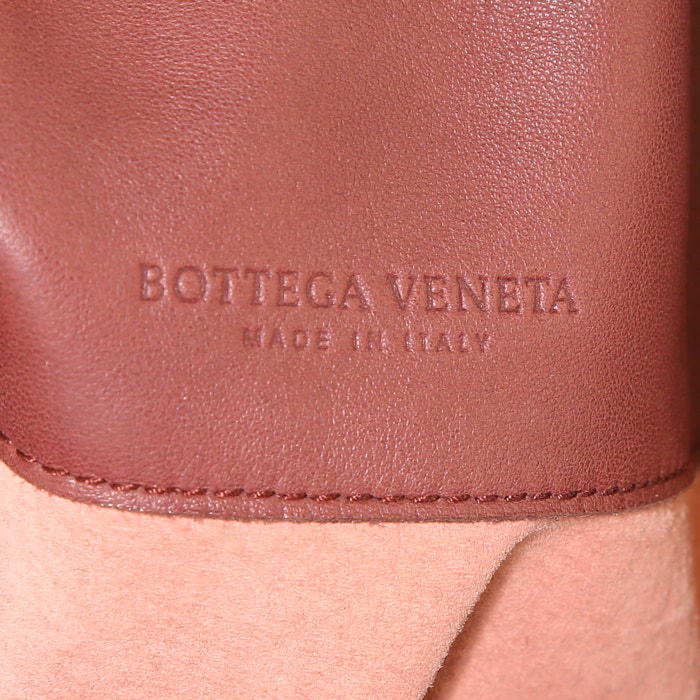 Borsa Bottega Veneta Sloane in pelle intrecciata bordeaux - Detail D3