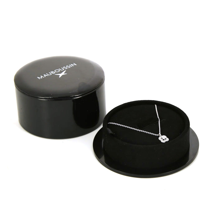 Collana Mauboussin Chance Of Love in oro bianco e diamanti - Detail D2