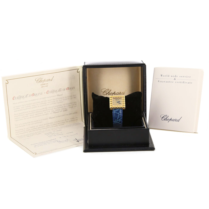 Chopard Ice Cube watch in yellow gold Circa  2000