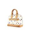 Louis Vuitton Alma handbag in white multicolor monogram canvas and natural leather - 00pp thumbnail
