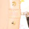 Sac à main Louis Vuitton Alma en toile monogram multicolore blanche et cuir naturel - Detail D3 thumbnail