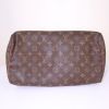 Louis Vuitton Speedy 35 handbag in brown monogram canvas and natural leather - Detail D4 thumbnail