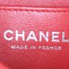 Chanel Timeless small model handbag in red quilted grained leather - Detail D3 thumbnail