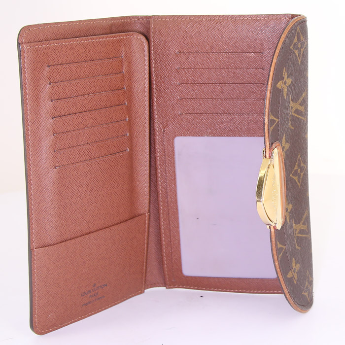 Louis Vuitton Eugenie wallet in brown monogram canvas - Detail D2