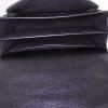Saint Laurent Sunset shoulder bag in black grained leather - Detail D3 thumbnail