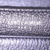 Saint Laurent Sunset shoulder bag in black grained leather - Detail D4 thumbnail
