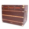 Louis Vuitton Courrier trunk in monogram canvas and natural leather - Detail D1 thumbnail