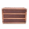 Louis Vuitton Courrier trunk in monogram canvas and natural leather - Detail D2 thumbnail