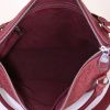 Louis Vuitton Ixia handbag in burgundy monogram leather - Detail D3 thumbnail