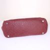 Louis Vuitton Ixia handbag in burgundy monogram leather - Detail D5 thumbnail