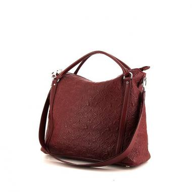 Borsa Louis Vuitton Ixia in pelle monogram bordeaux
