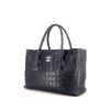 Chanel Executive handbag in blue alligator - 00pp thumbnail