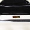 Prada Cahier shoulder bag in cream color and black leather - Detail D2 thumbnail