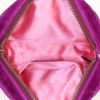 Gucci GG Marmont clutch-belt in purple quilted velvet - Detail D2 thumbnail