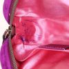 Gucci GG Marmont clutch-belt in purple quilted velvet - Detail D3 thumbnail