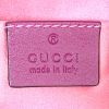Gucci GG Marmont clutch-belt in purple quilted velvet - Detail D4 thumbnail