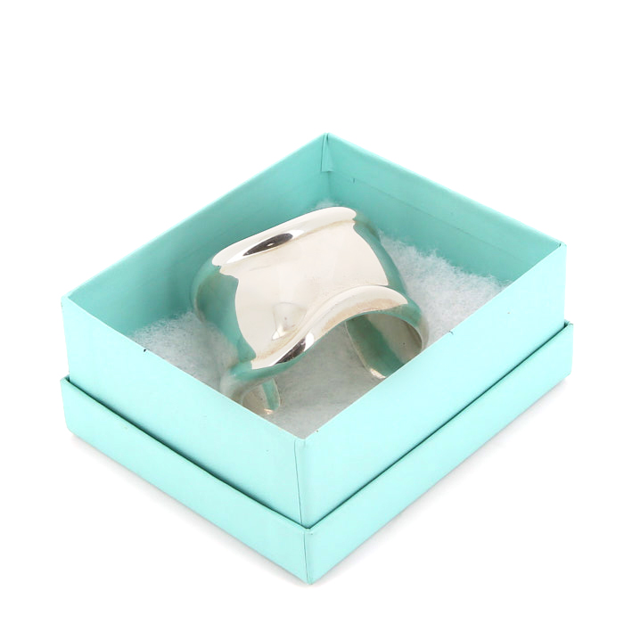 Brazalete Tiffany & Co Bone modelo grande en plata - Detail D2