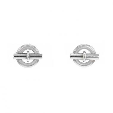 Pendientes Hermes Chaine d'Ancre en plata