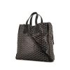 Bolso Cabás Goyard Voltaire en lona Monogram negra y cuero negro - 00pp thumbnail