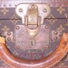 Louis Vuitton Bisten 60 cm suitcase in monogram canvas and natural leather - Detail D4 thumbnail