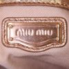 Miu Miu handbag in golden brown leather - Detail D3 thumbnail