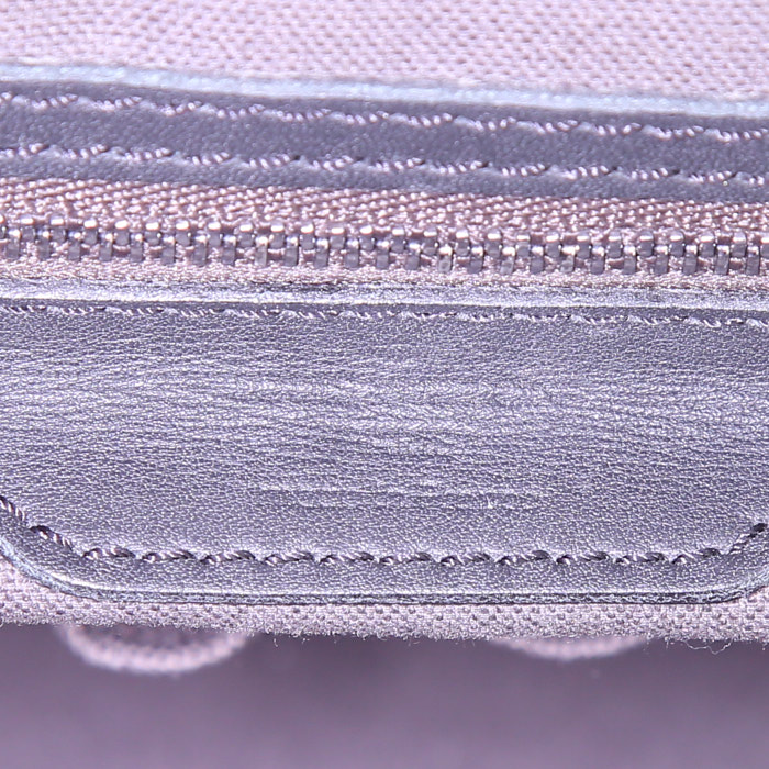 Louis Vuitton Voyage briefcase in anthracite grey leather - Detail D3