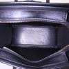 Bolso bandolera Celine Luggage Nano en cuero tricolor beige y negro y ante azul - Detail D3 thumbnail