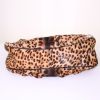 Fendi Big Mama bag worn on the shoulder or carried in the hand in leopard foal and black leather - Detail D4 thumbnail