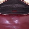 Pochette Gucci Mors in tela monogram grigia con decoro di borchie e pelle marrone - Detail D2 thumbnail