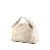 Bottega Veneta Sloane handbag in off-white braided leather - 00pp thumbnail