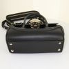 Versace shoulder bag in black leather - Detail D5 thumbnail