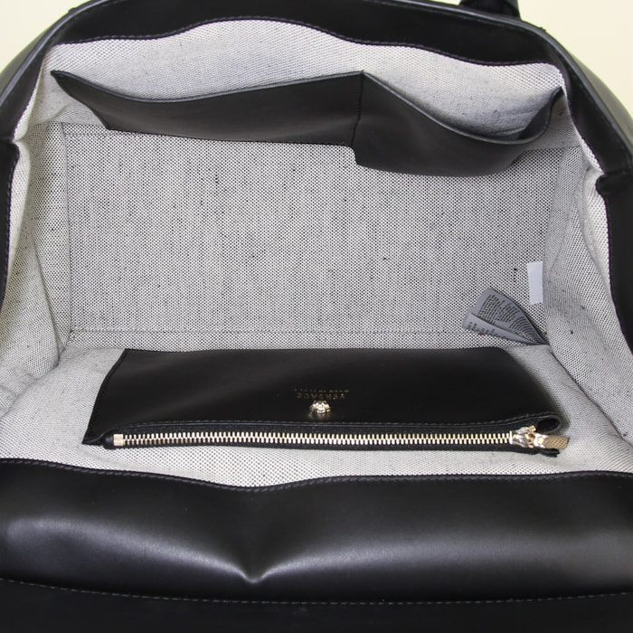 Versace Palazzo Empire large model handbag in black leather - Detail D3