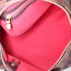 Louis Vuitton Speedy 25 cm handbag in ebene damier canvas and ebene leather - Detail D2 thumbnail