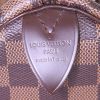 Bolso de mano Louis Vuitton Speedy 25 cm en lona a cuadros ébano y cuero ébano - Detail D3 thumbnail