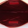 Bolsito de mano Saint Laurent en cuero rojo - Detail D2 thumbnail