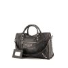 Balenciaga Classic City handbag in grey leather - 00pp thumbnail