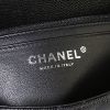 Chanel Timeless small shoulder bag in black quilted grained leather - Detail D3 thumbnail