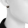 Cartier Amulette earrings in pink gold,  onyx and diamonds - Detail D1 thumbnail