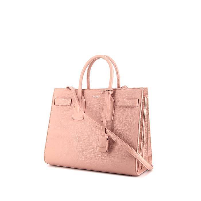 Saint Laurent Sac De Jour Bag Leather Small Pink for Sale in New