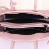 Saint Laurent Sac de jour small model handbag in varnished pink grained leather - Detail D3 thumbnail