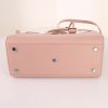 Saint Laurent Sac de jour small model handbag in varnished pink grained leather - Detail D5 thumbnail