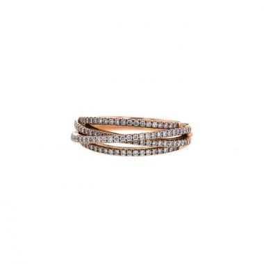 Messika Meli- Melo ring in pink gold and diamonds