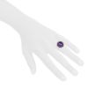 Chaumet Class One Croisière large model ring in white gold,  amethyst and diamonds - Detail D1 thumbnail