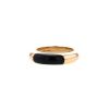 Vhernier ring in pink gold and jet - 00pp thumbnail