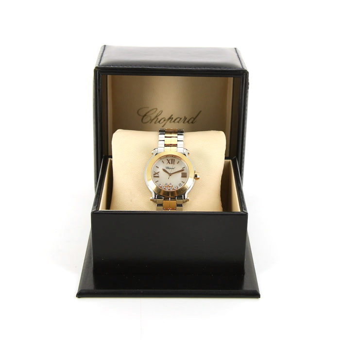 Montre Chopard Happy Sport en or et acier Vers  2000 - Detail D2