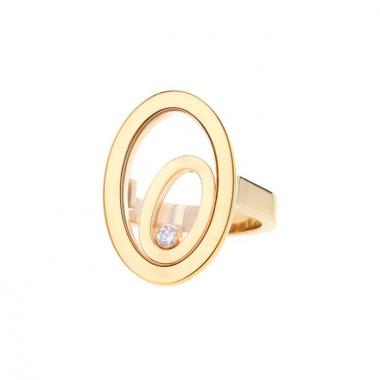Anello Chopard Happy Spirit in oro giallo e diamante