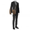 Bolso bandolera Hermès Steve en cuero togo marrón etoupe - Detail D1 thumbnail