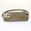 Chanel Cambon pouch in khaki quilted leather - Detail D4 thumbnail