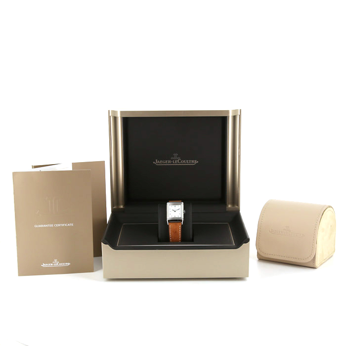 Jaeger Lecoultre Reverso watch in stainless steel Ref:  212.8.62 Circa  2010 - Detail D3